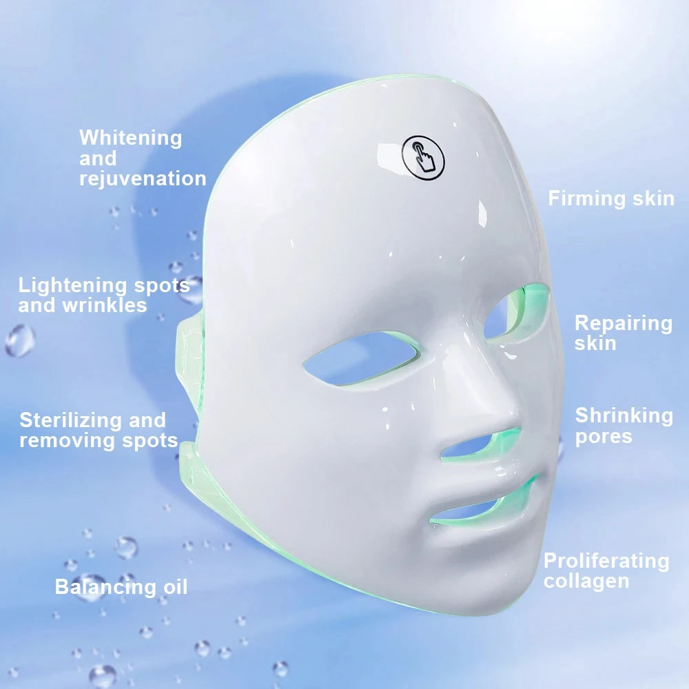 Advanced LED Phototherapy Facial Rejuvenation System